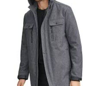 EUC Men's Mark New York Andrew Mark XL Dark Blue Doyle Soft Shell Jacket